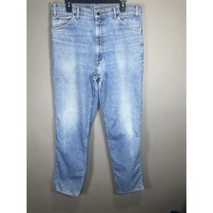 Vintage LEVIS Signature Flex Denim Relaxed Blue Jeans Size 36x32 Gray Tab